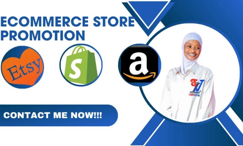 I will boost your ecommerce store with Amazon promotion, Etsy marketing, and Shopify marketing