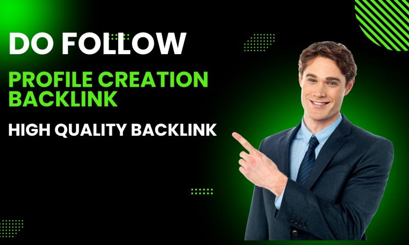 I will boost your SEO with expert profile creation backlink service