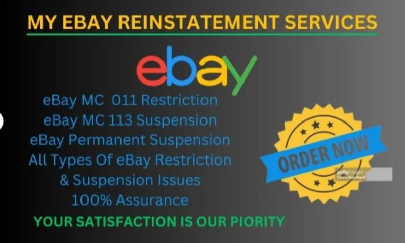 I will reinstate your suspended eBay account