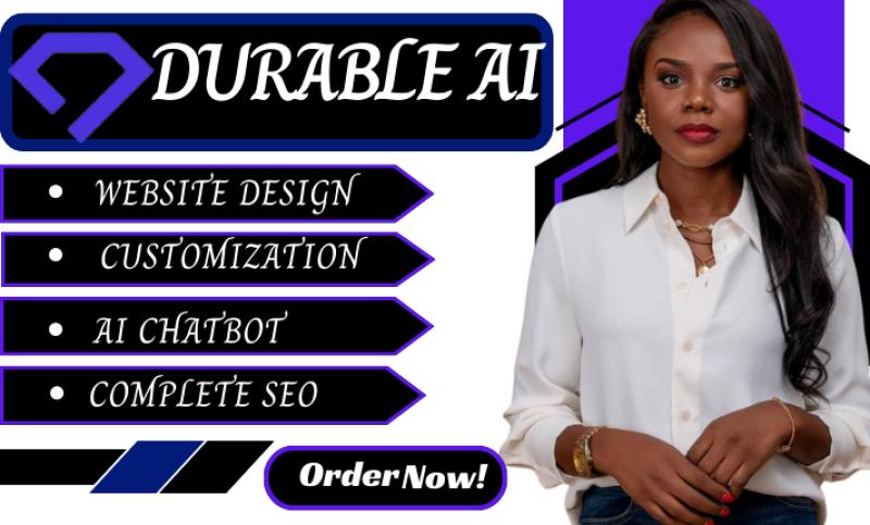 I will create a durable, efficient AI Website and Ecommerce Website for your business