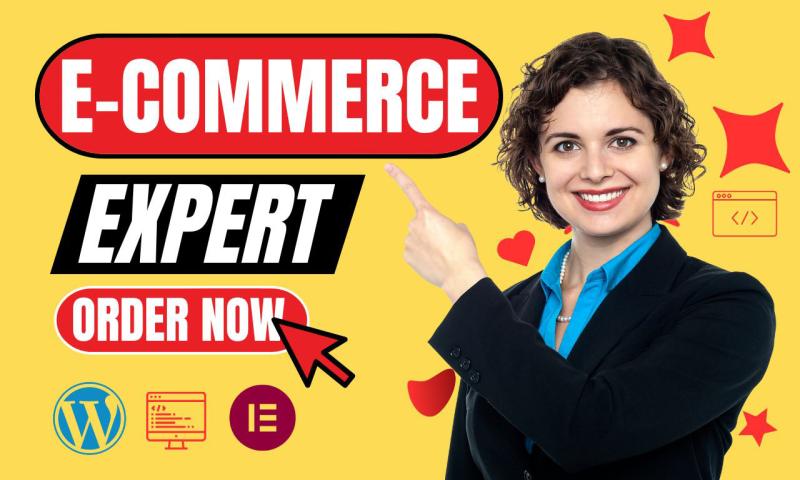 I will build a SEO friendly ecommerce website for your business