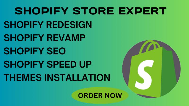 I Will Revamp, Copy, Clone, Design, Redesign, Duplicate, Customize Your Shopify Website