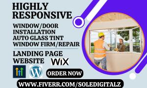 I will generate window door installation Repair Film Garage Door auto glass tint lead