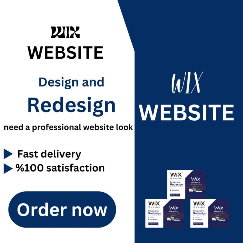 I will design Wix website, build Wix website, and do Wix website redesign