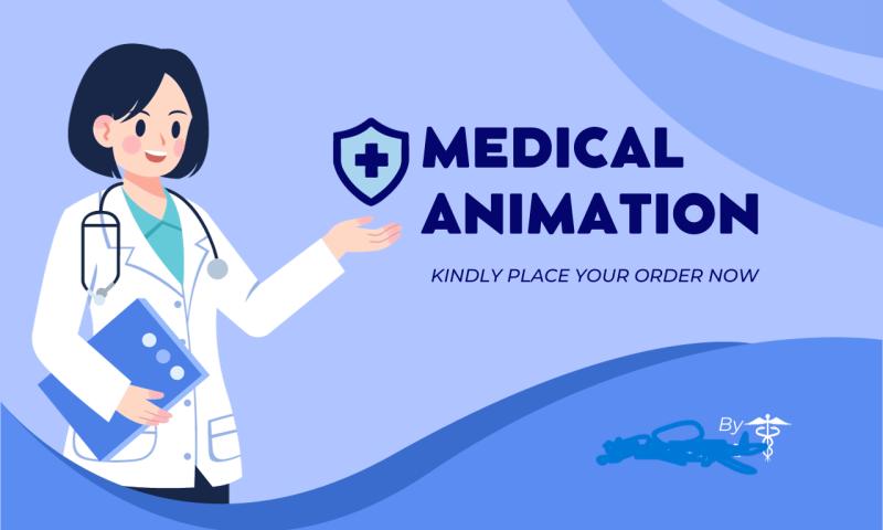 I will do 3D healthcare animation, dental devices and aesthetic HD