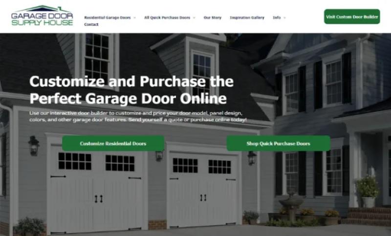 I will design garage door landing page, garage door website, and generate garage door leads