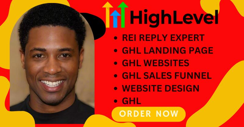 I will create a GrooveFunnels, GHL Websites, GHL Sales Funnels, REI Reply, GHL Experts