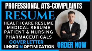 I will write healthcare, medical, nursing resume writing and cover letter