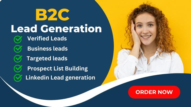 I will do targeted d2c lead generation for your sales funnel