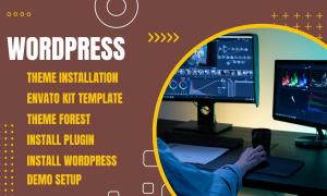 Will Install Envato Element Kit, Themeforest, Edit Theme in WordPress Website