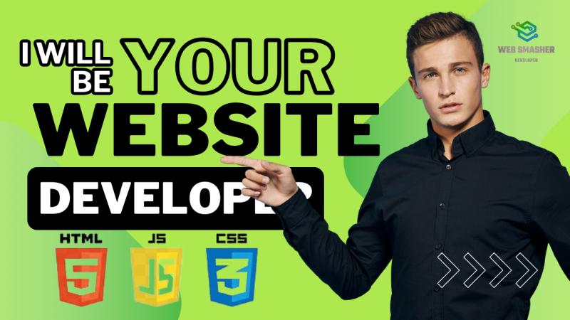 I will be your website designer and frontend web developer