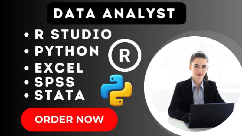 I will statistical data analysis in r programming, python,stata,excel and spss