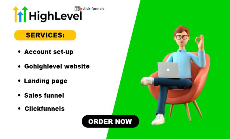 I will do ClickFunnel 2, GoHighLevel Sales Funnel, Kajabi, Leadpages, Funnelish
