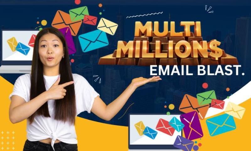 I will blast bulk multimillion email for email marketing.