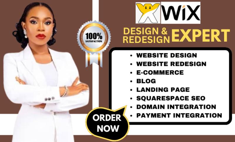 I will Wix website redesign and Wix website design