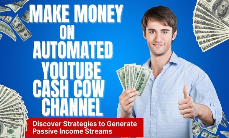 I will create an automated cash cow YouTube channel with cash cow videos