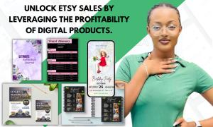 I will sell digital products on my Etsy shop