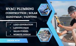I will design roofing website hvac website construction website plumbing website