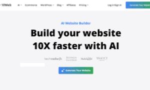 I will develop your online presence with a stunning 10web website