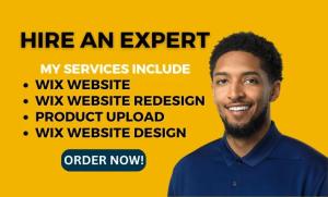 I will do professional Wix website design, redesign Wix website