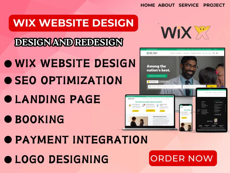 I will build wix website, redesign wix website, wix ecommerce