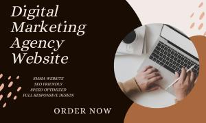 I will develop or redesign digital marketing website, smma website on wordpress