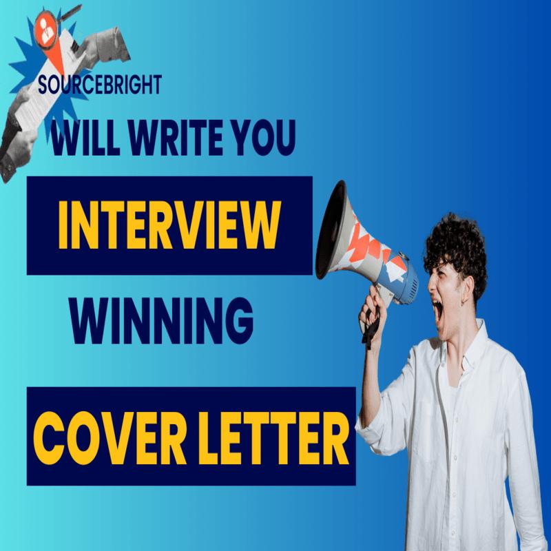 I will write you a supportive cover letter to defend your CV resume