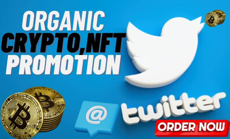 I will do organic crypto Twitter promotion to grow page followers 10x