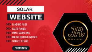 I will design a WordPress solar website and generate solar leads