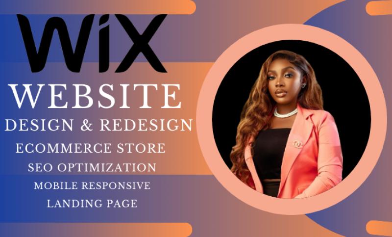I Will Wix Website Design, Wix Website Redesign, Wix Website Design