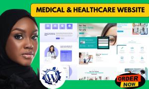 I will create, design and redesign wordpress websites for medical healthcare doctor pro