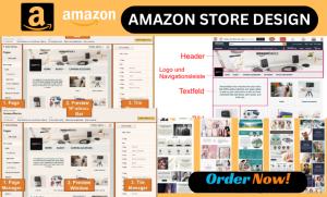 I will design and create professional amazon brand store