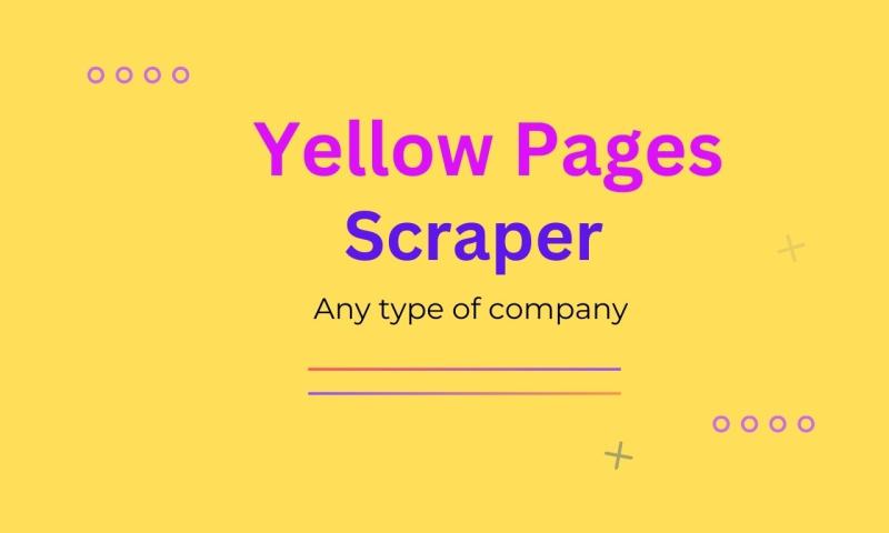 I will do yellow page scraper for targeted business data