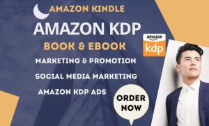 I will do ebook marketing, amazon book promotion, amazon kindle book, children book