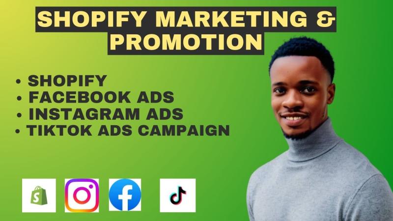 I will set up facebook marketing, fb manager, shopify fb ads campaign