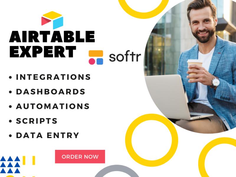 I will build a top rated airtable database with softr integration