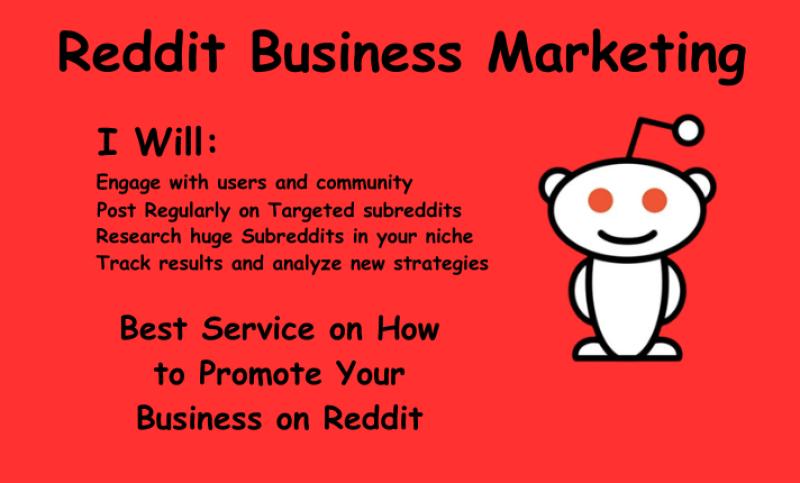 I will do viral business marketing, website promotion organically with reddit marketing