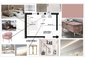 I will do interior design floor plans, mood boards, shopping list