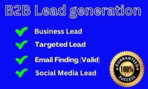I will b2b lead generation, linkedin lead generation specialist