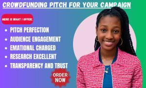 I will write your crowdfunding campaign pitch to engage audiences