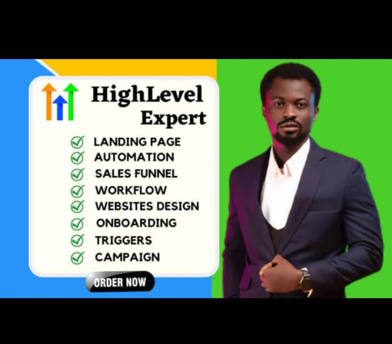I Will Be Your GoHighLevel Sales Funnel Expert