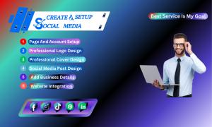 I will crate facebook business page and design your content