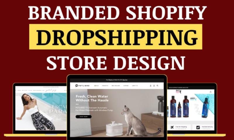 I will build high quality shopify store design professional shopify website development