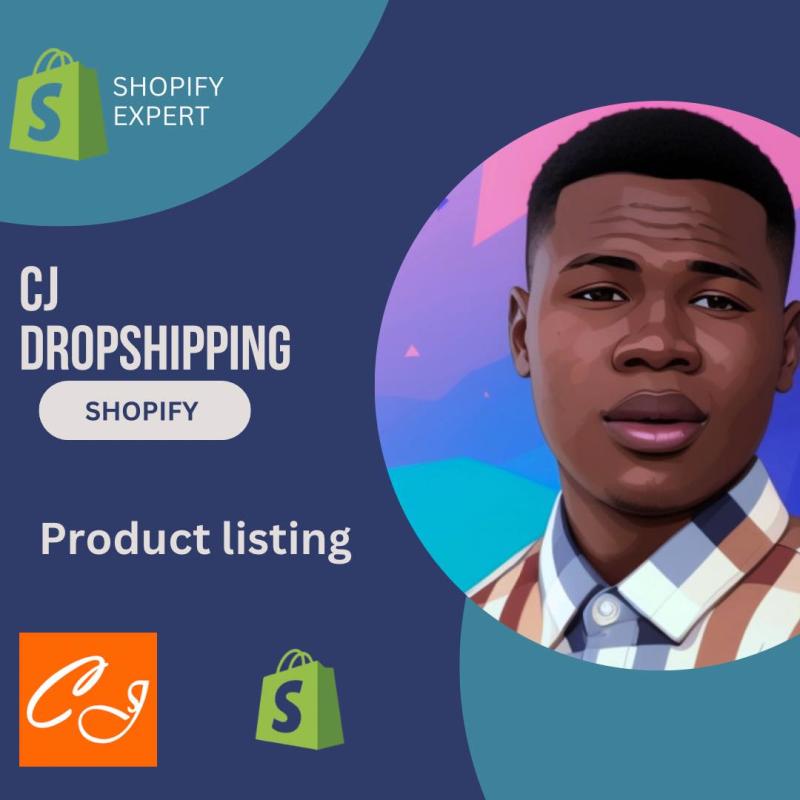 I will do product listing from CJ Dropshipping to your store