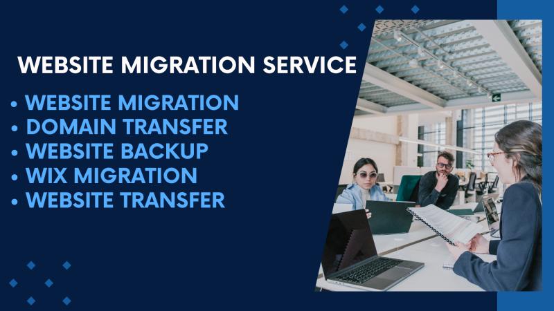 I will migrate and transfer wix squarespace website to shopify domain transfer