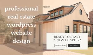 I will design unique real estate wordpress website for you