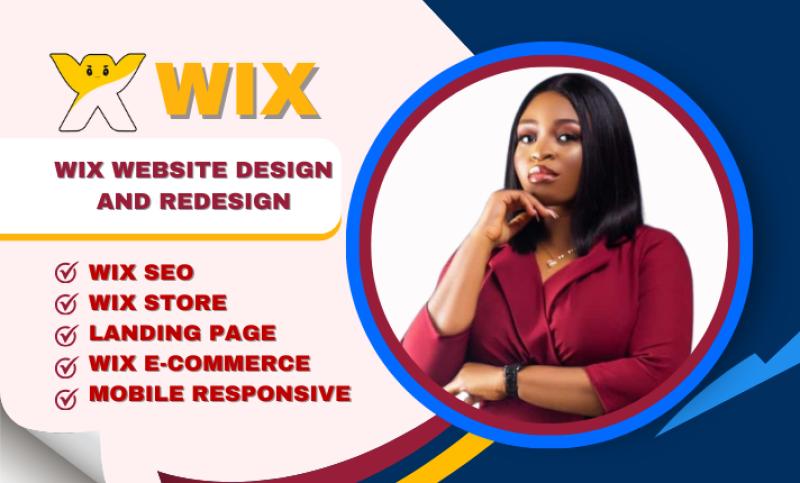 I will design Wix website, redesign Wix website, design Wix ecommerce store