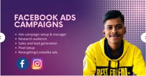 I will setup and manage Facebook and Instagram Ads campaign to generate leads and boost sales.