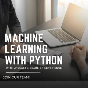 I will do machine learning project, data science with python