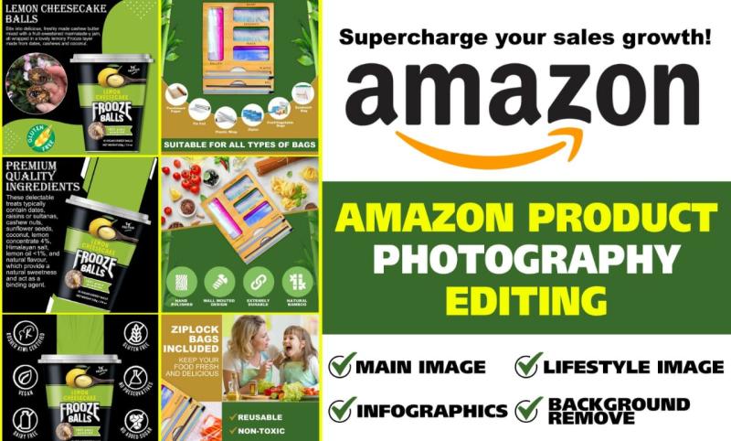 I will design amazon product listing,infographic,lifestyle and amazon photo editing